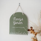 Garden Sign - Flower Design