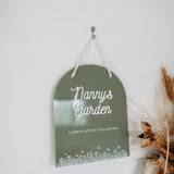 Garden Sign - Flower Design