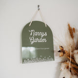 Garden Sign - Flower Design