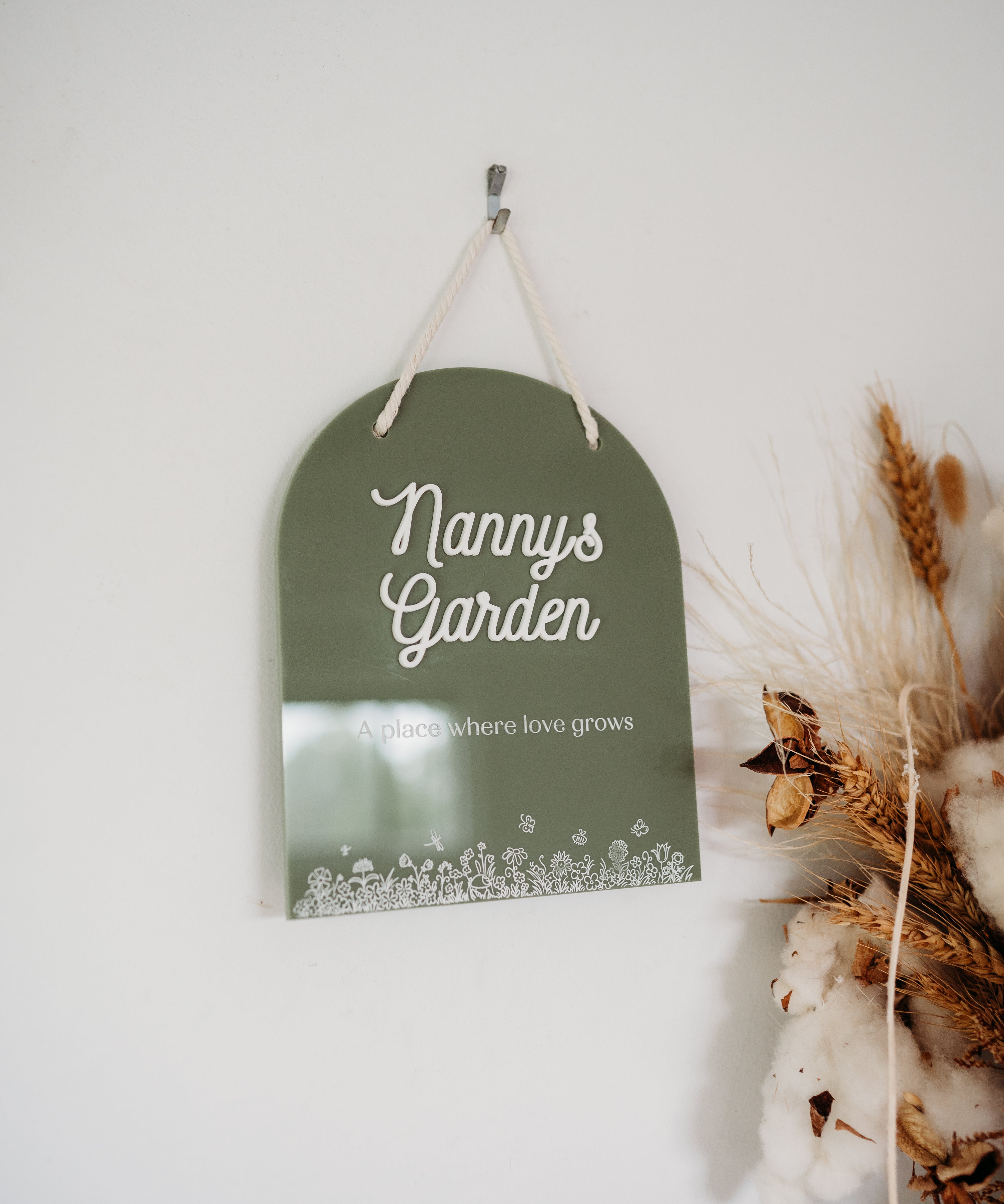 Garden Sign - Flower Design