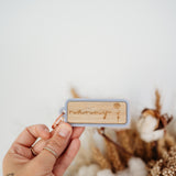 Birth Flower Keyring