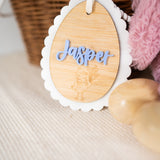 Scallop Easter Tag