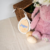 Scallop Easter Tag