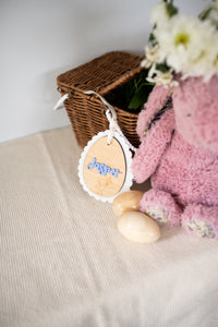 Scallop Easter Tag