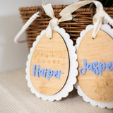 Scallop Easter Tag