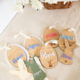 Wooden Easter Tag