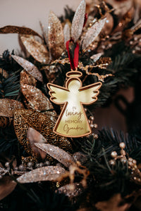 In loving Memory Decoration - Angel or Bird Option