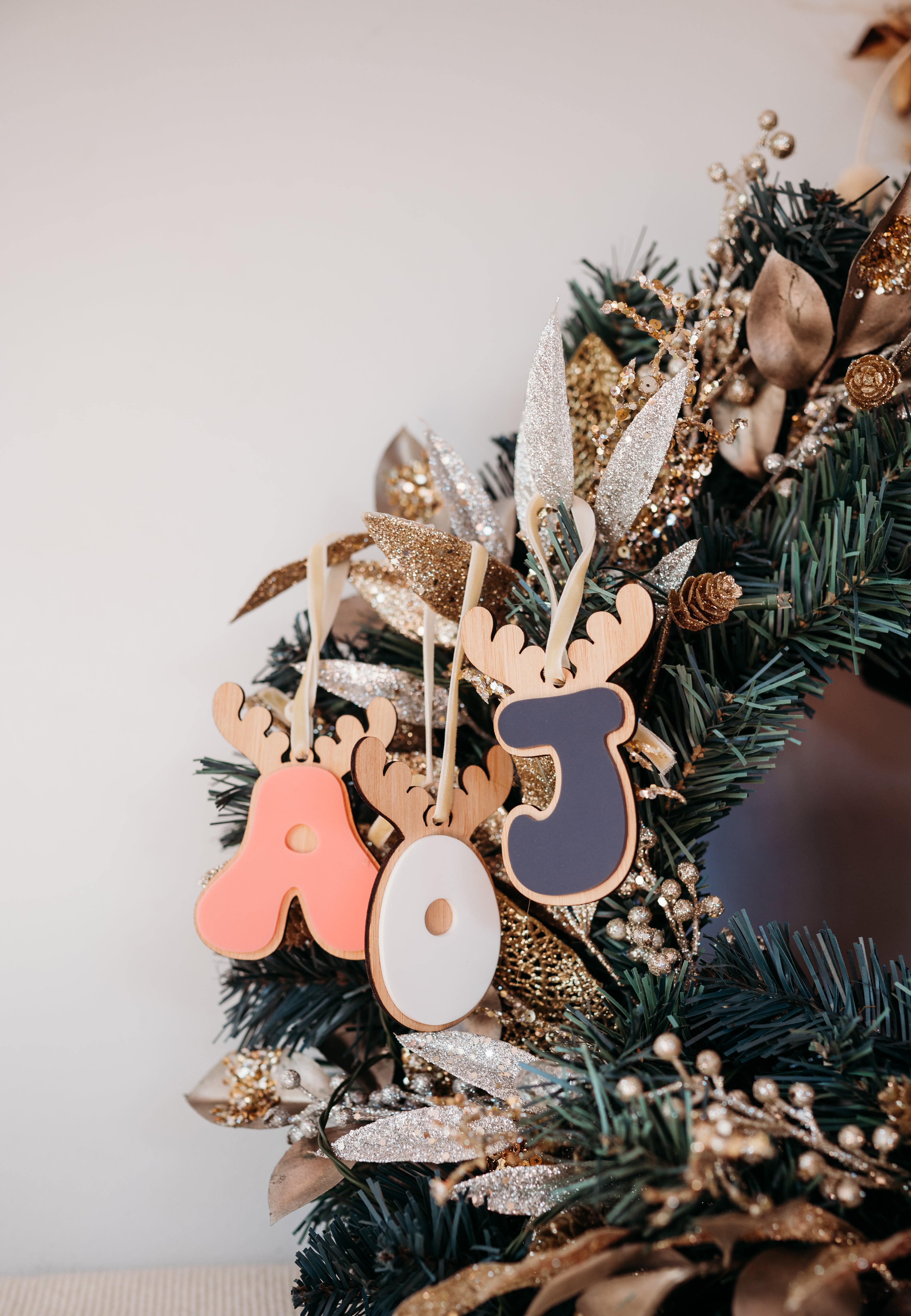 Reindeer Ear Letter Decoration