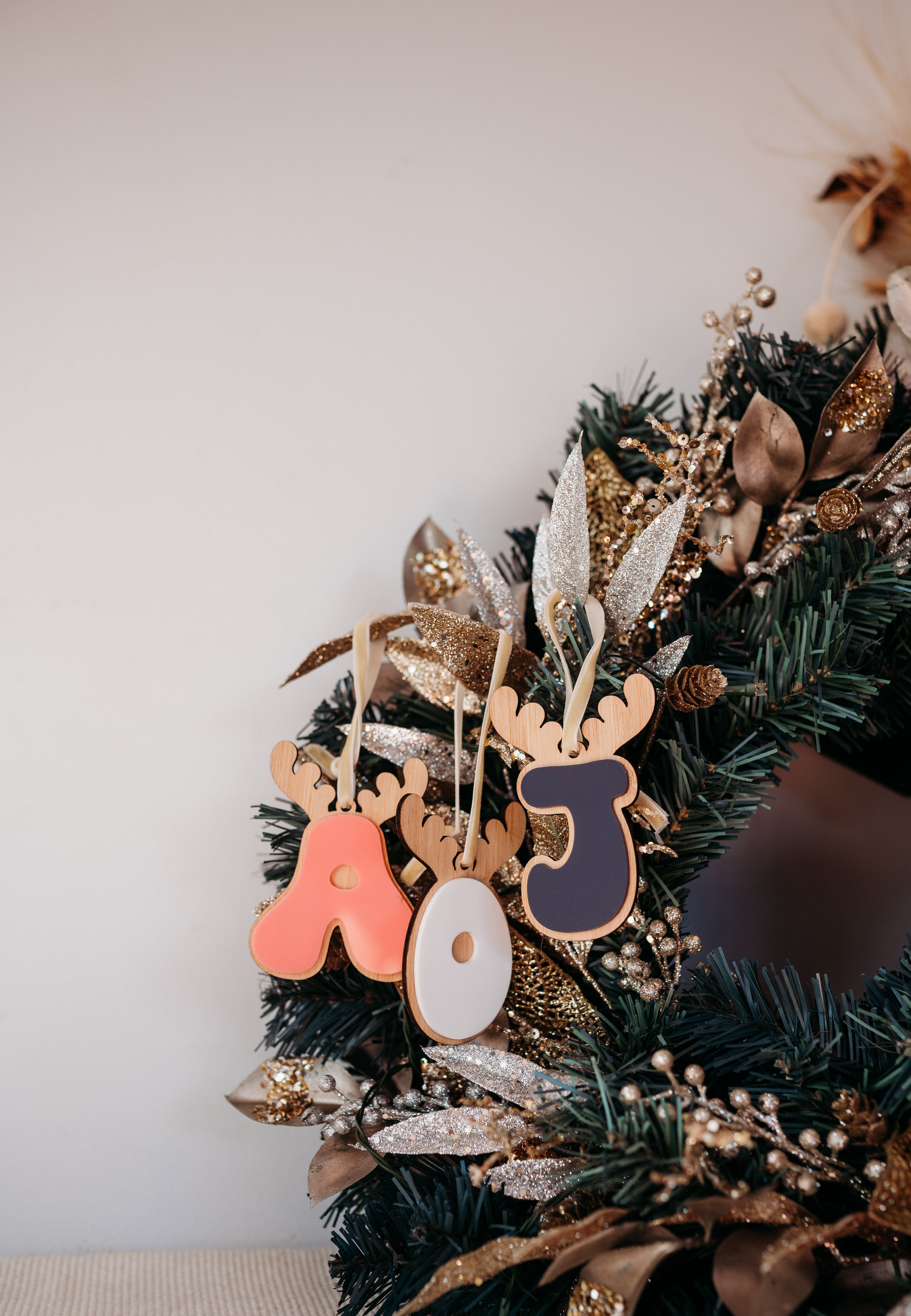 Reindeer Ear Letter Decoration