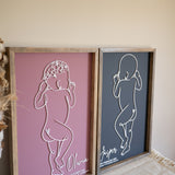 Baby 1:1 Plaque - Framed