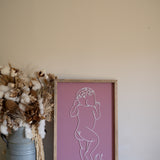 Baby 1:1 Plaque - Framed