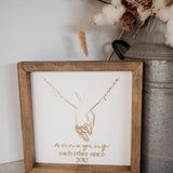 Annoying Each Other Keepsake Frame