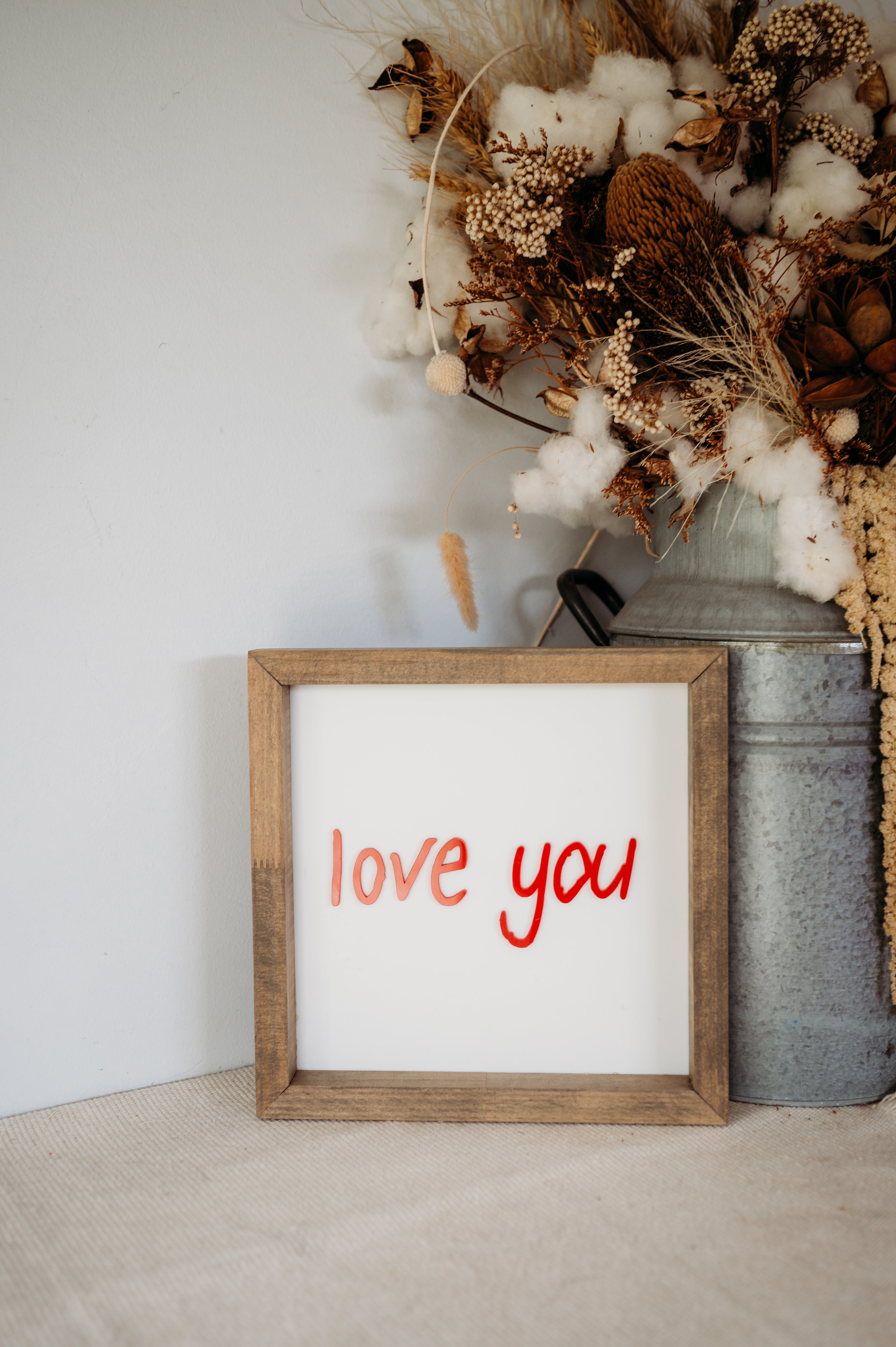 Handwritten Love Notes Keepsake Frame