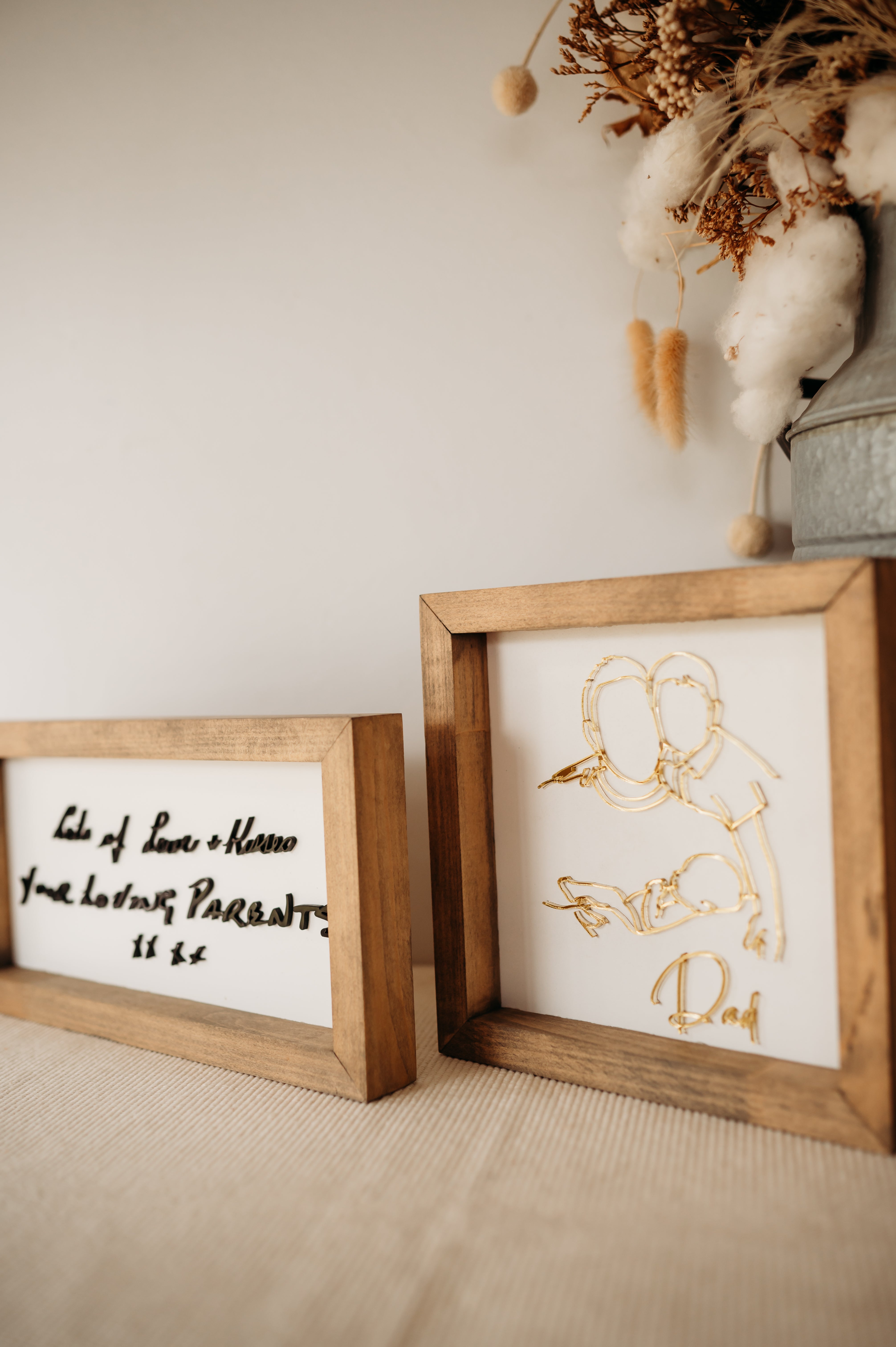 Handwriting Keepsake Frame