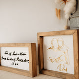 Handwriting Keepsake Frame