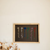 Birth Flower Keepsake Frame