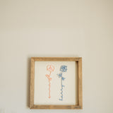 Birth Flower Keepsake Frame