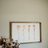 Birth Flower Keepsake Frame