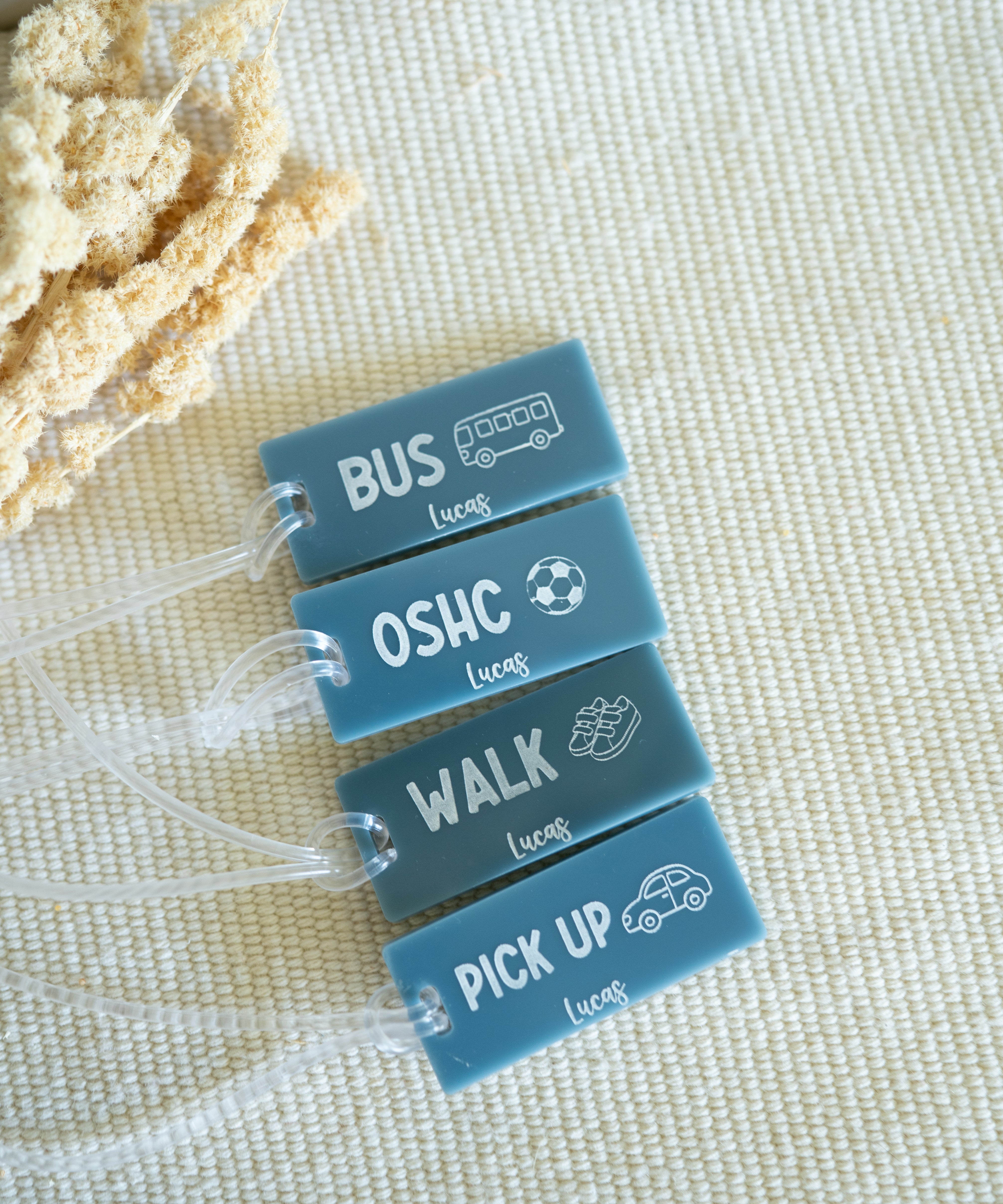 After School Bag Tag Set