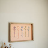Birth Flower Keepsake Frame