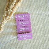 After School Bag Tag Set