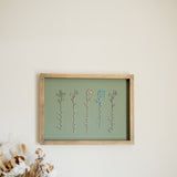 Birth Flower Keepsake Frame