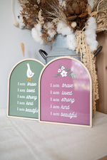 Load image into Gallery viewer, Arch Affirmation Plaque

