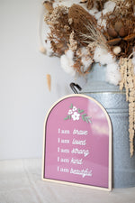 Load image into Gallery viewer, Arch Affirmation Plaque
