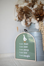Load image into Gallery viewer, Arch Affirmation Plaque
