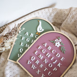 Arch Alphabet Plaque