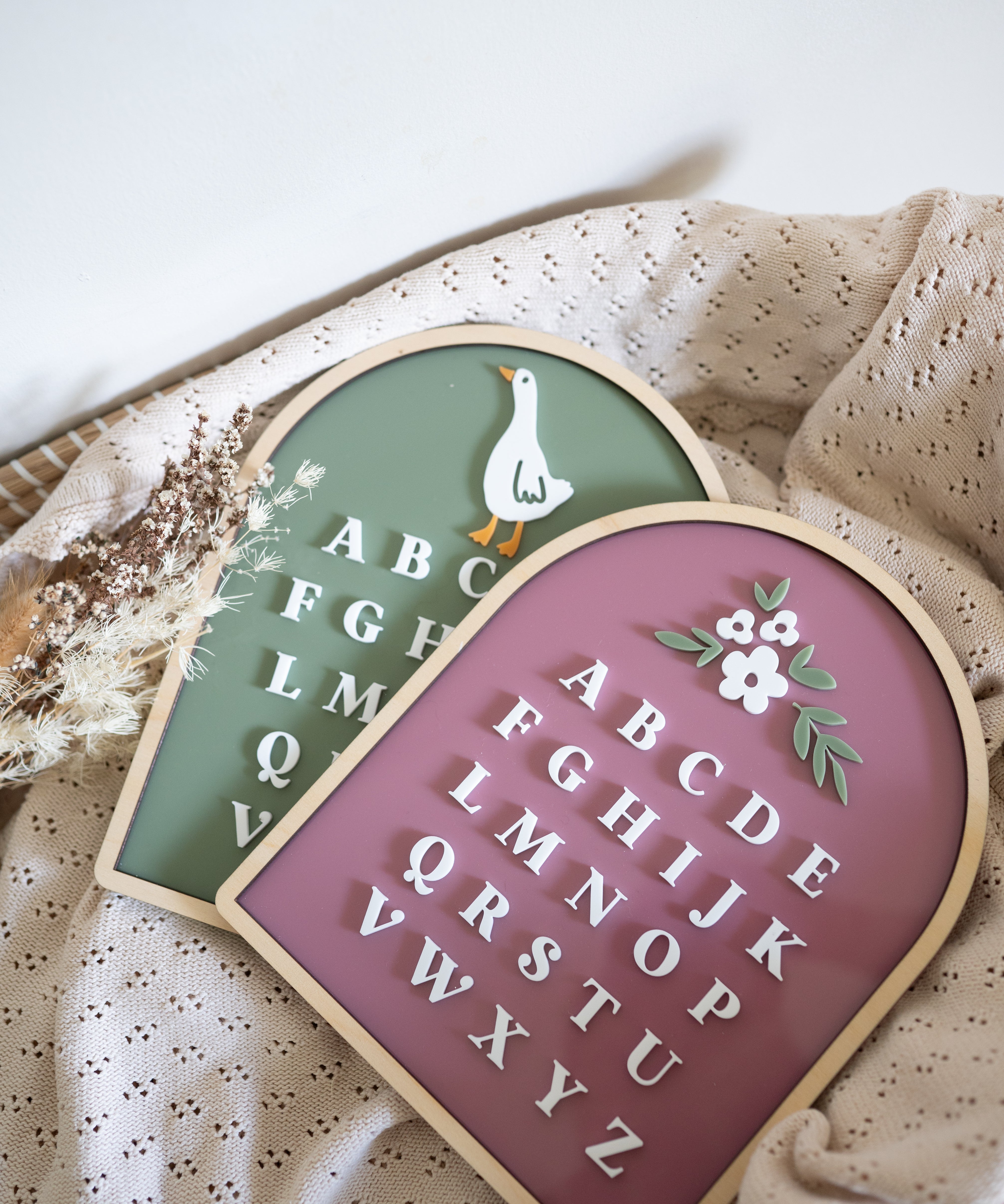 Arch Alphabet Plaque