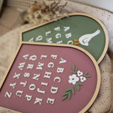 Arch Alphabet Plaque