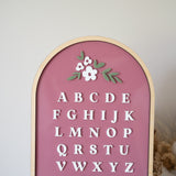 Arch Alphabet Plaque