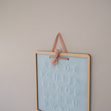 Alphabet Plaque