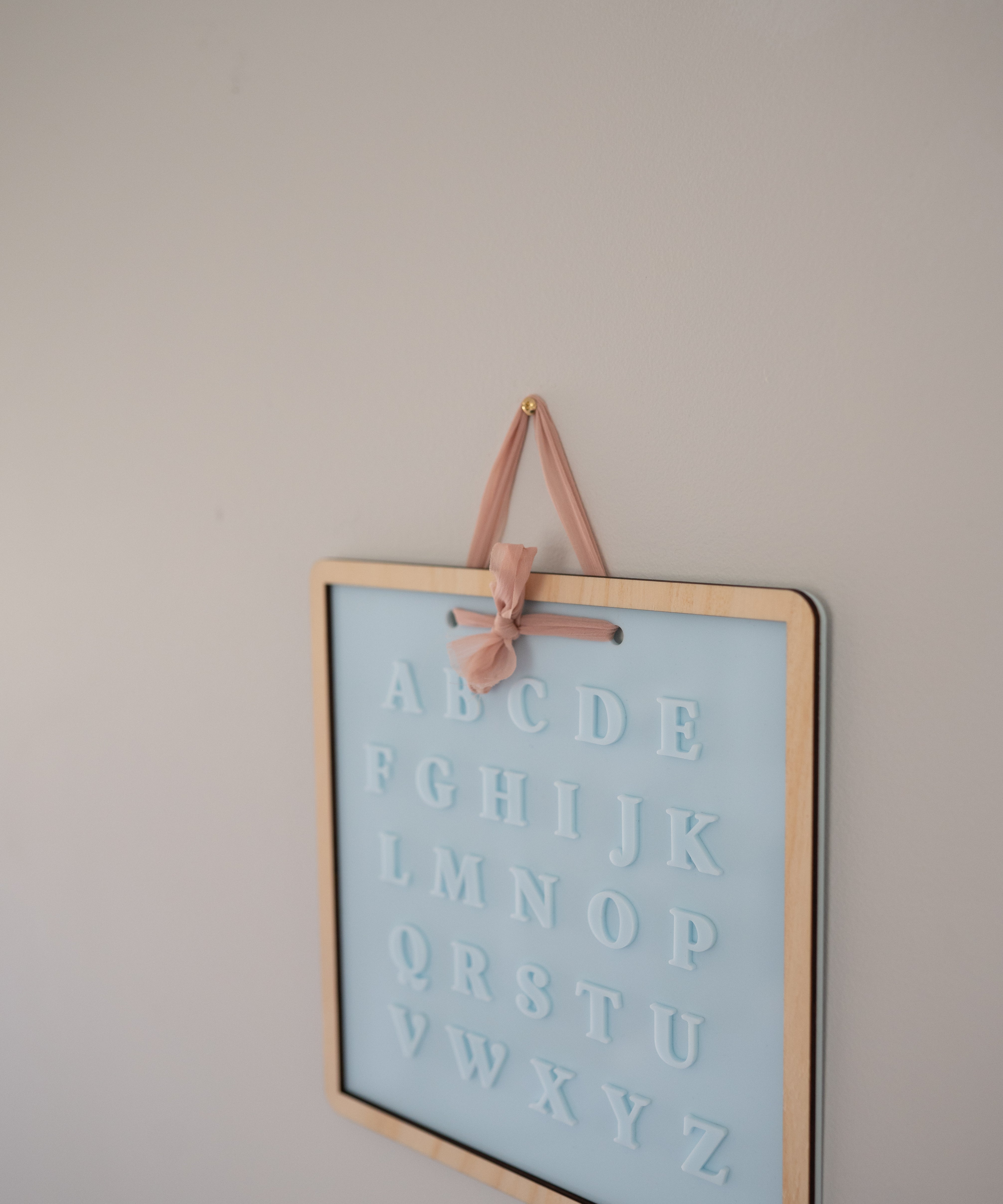 Alphabet Plaque