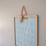 Alphabet Plaque