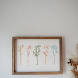 Birth Flower Keepsake Frame