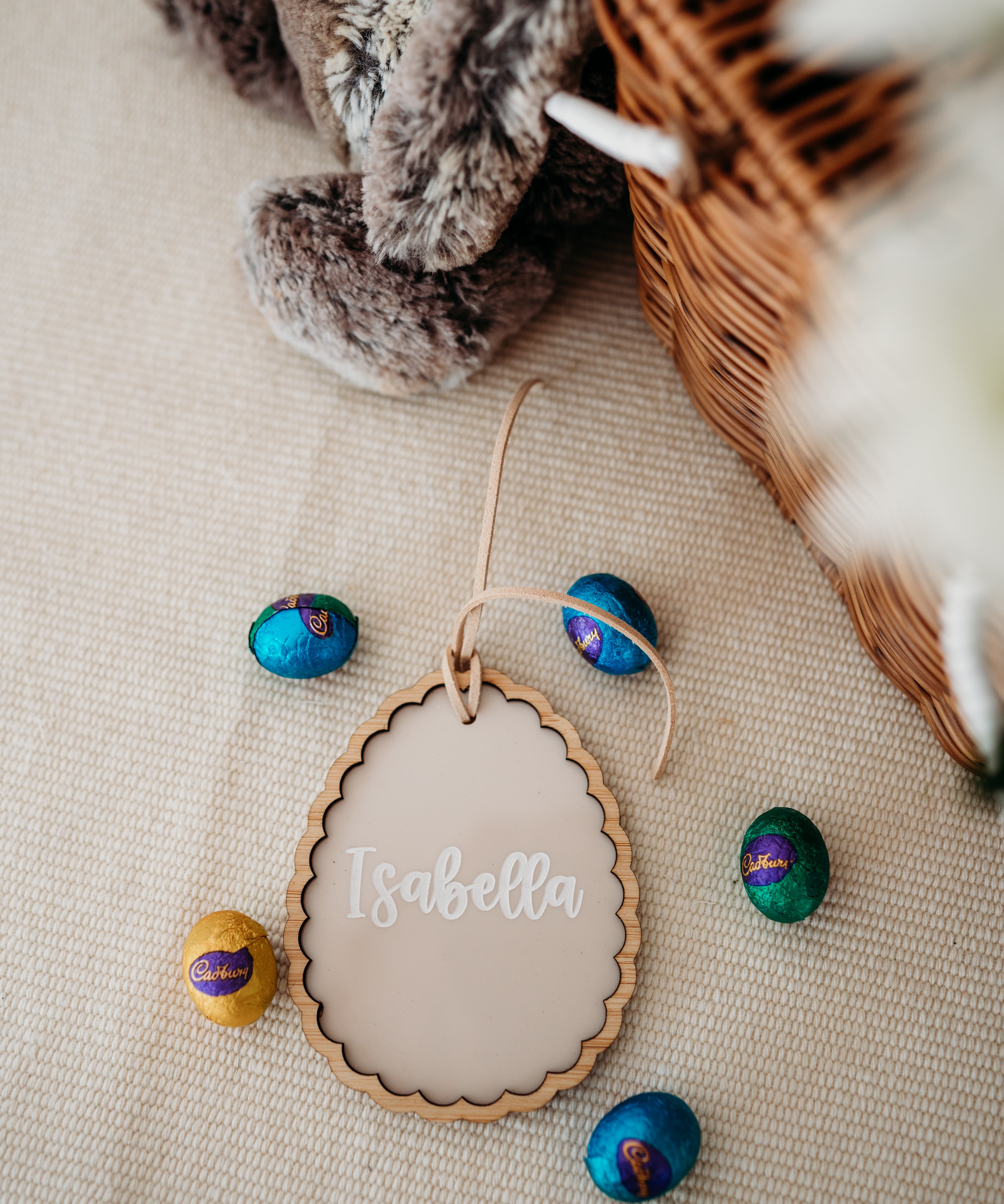 Easter Tag - Scallop Egg