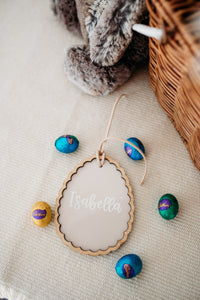 Easter Tag - Scallop Egg