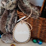 Easter Tag - Scallop Egg
