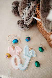 Letter Bunny Ear Tag