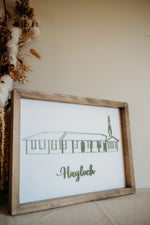 Load image into Gallery viewer, House Art Keepsake Frame
