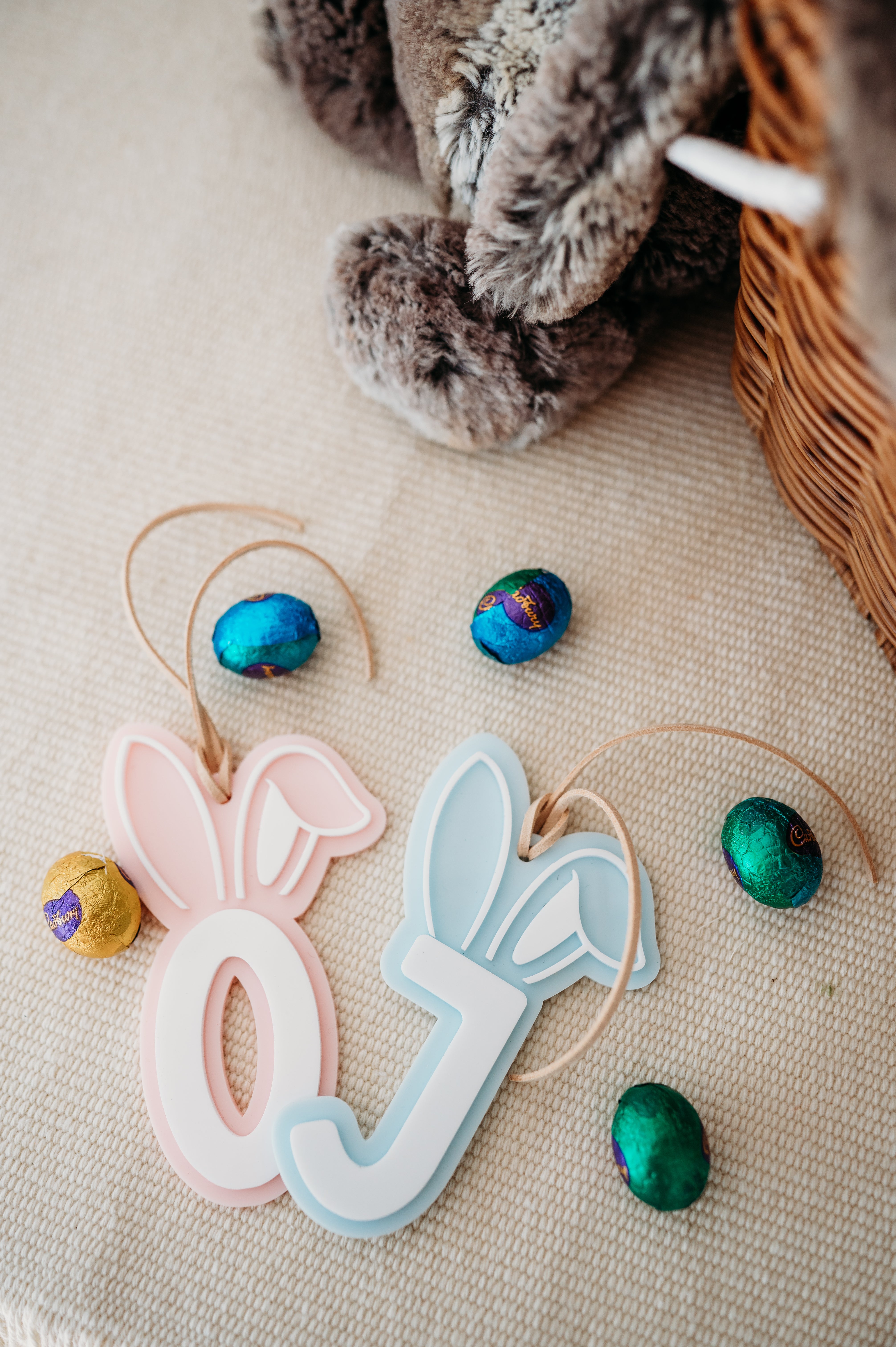 Letter Bunny Ear Tag