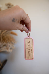 Handwriting Keyring