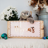 Easter Crate Plaque - Bows