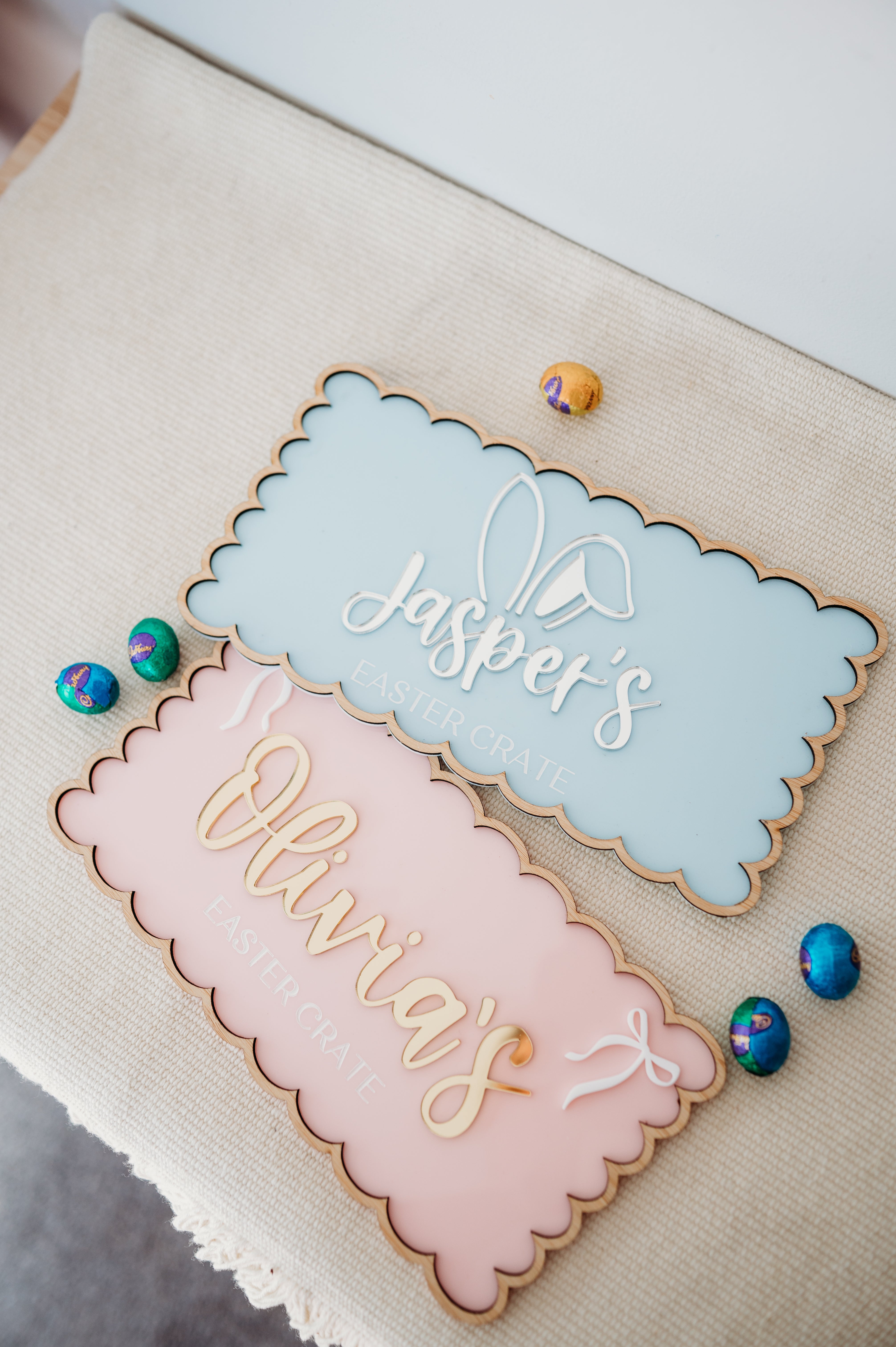 Easter Crate Plaque - Bunny Ears