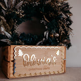 Christmas Crate Plaque - Christmas Trees