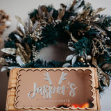 Christmas Crate Plaque - Reindeer