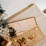 Christmas Crate Plaque - Reindeer