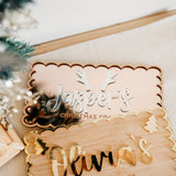 Christmas Crate Plaque - Reindeer